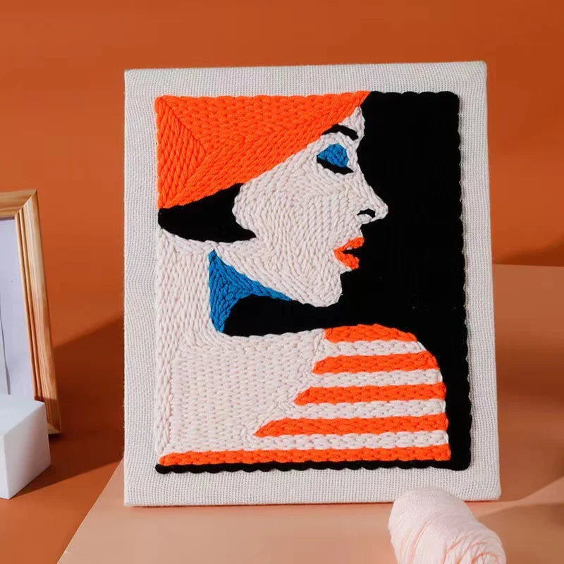 3D Magic Embroidery Needle Kits Punch Needle Set For Beginner DIY Craft Sewing Needlework Cross Stitch Art Home Decor For Gift