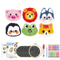 Animal Coaster Yarn - Punch Needle Kit