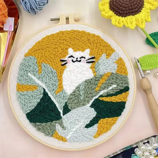 Cartoon Animal Craft - Punch Needle Kit