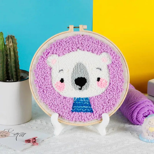 Cartoon Animal - Punch Needle Kit