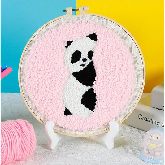 Cartoon Animals Set - Punch Needle Kit