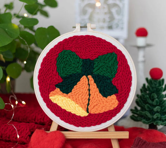 Christmas Bells - Punch Needle Kit