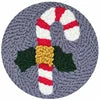 Christmas Candy Cane - Punch Needle Kit