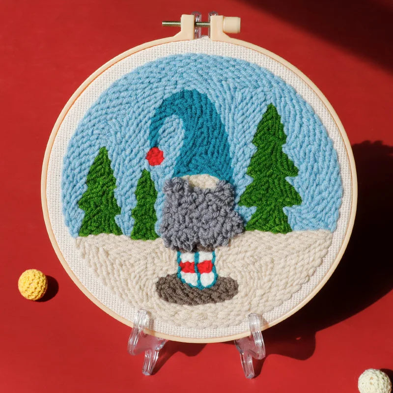 Christmas Gnome - Punch Needle Kit