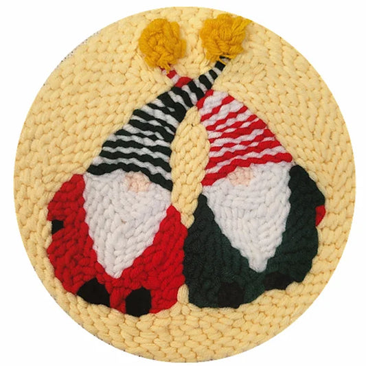 Christmas Gnome Yarn - Punch Needle Kit