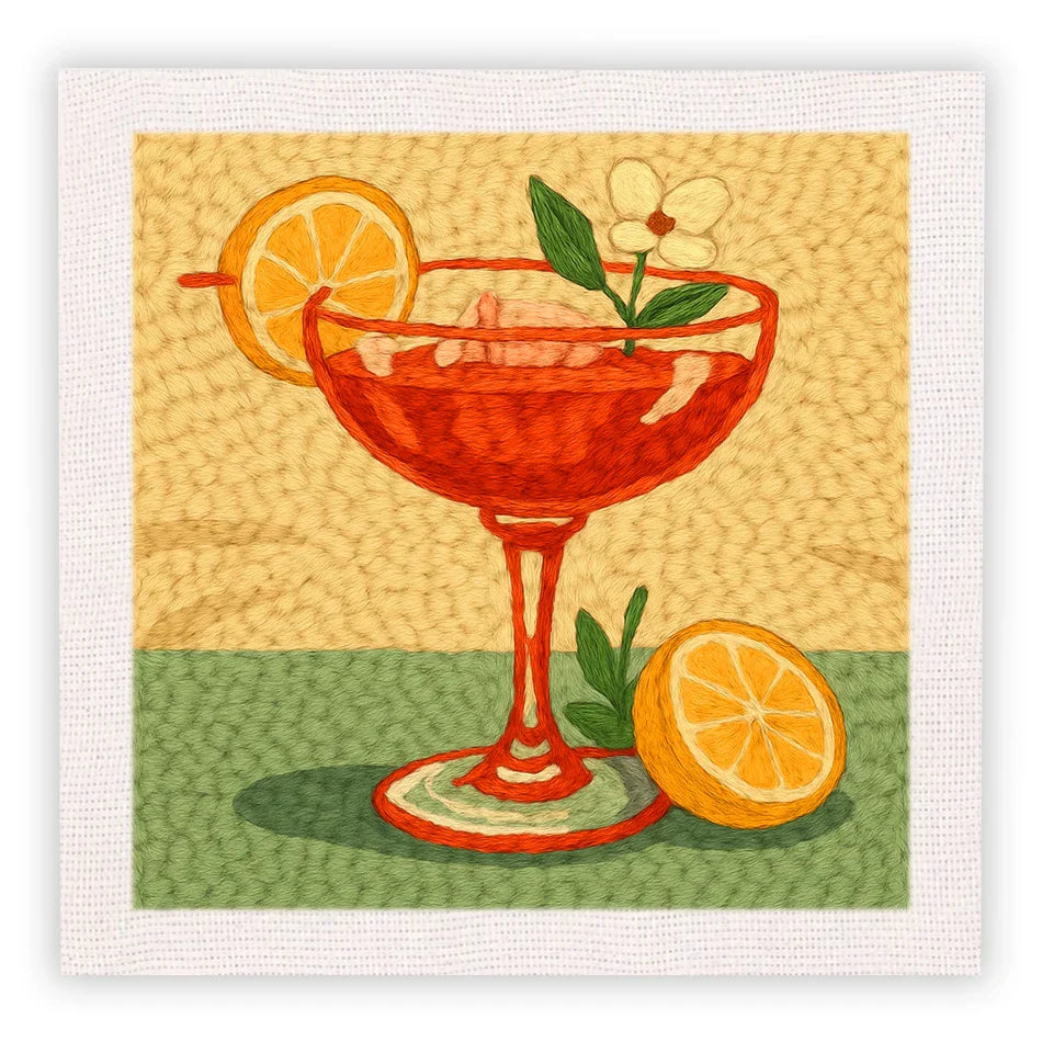Citrus Cocktail - Punch Needle Kit