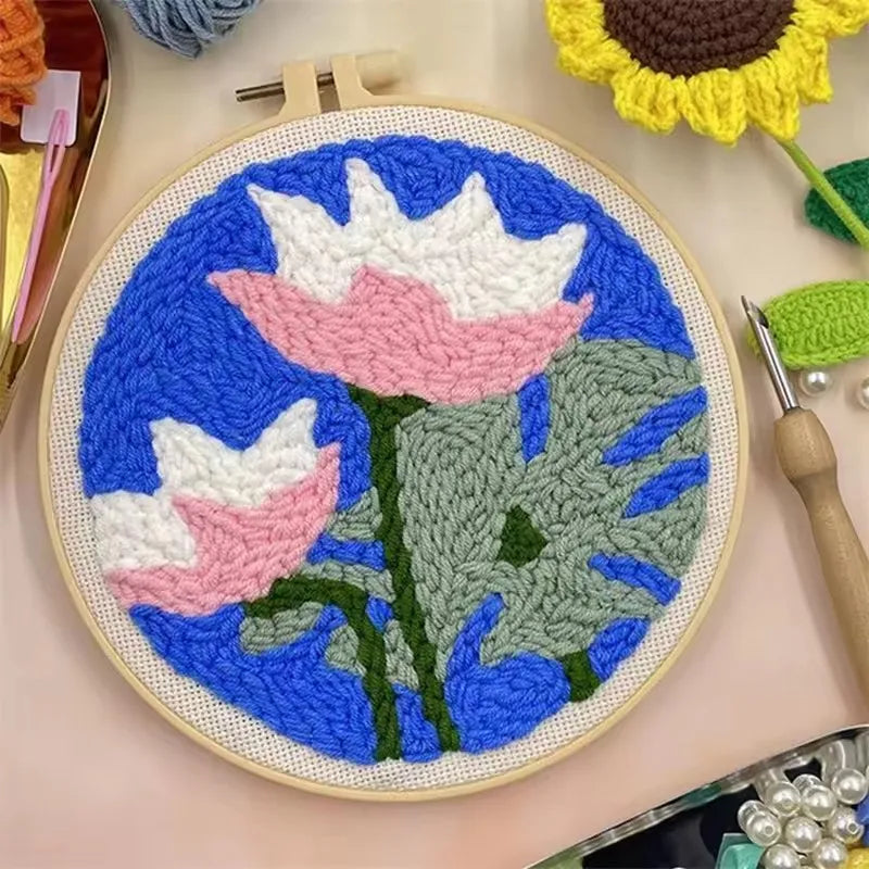 Complete Floral - Punch Needle Kit