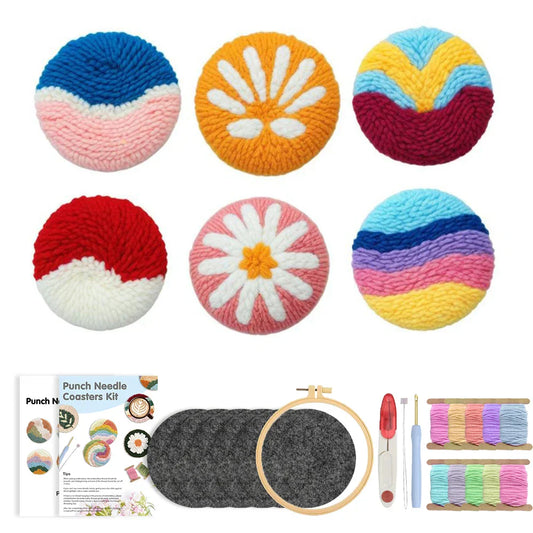 DIY Coasters - Punch Needle Kit