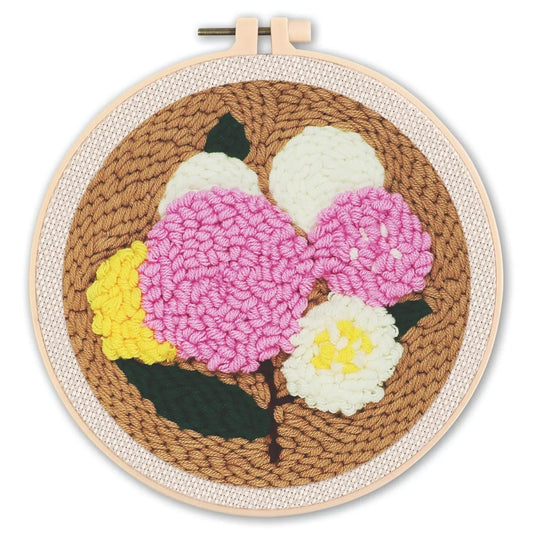 DIY Floral Yarn - Punch Needle Kit
