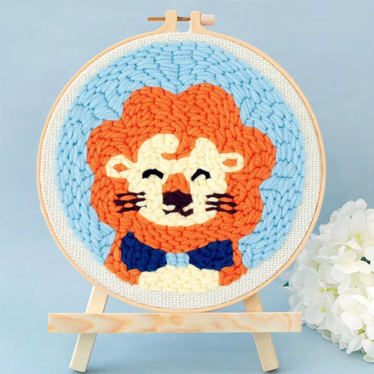 Echo Of The Wild Lion - Punch Needle Kit