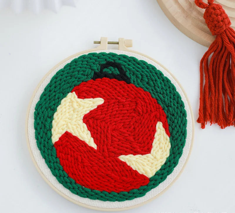 Cat Embroidery Frame - Punch Needle Kit by Punch Needle Studio