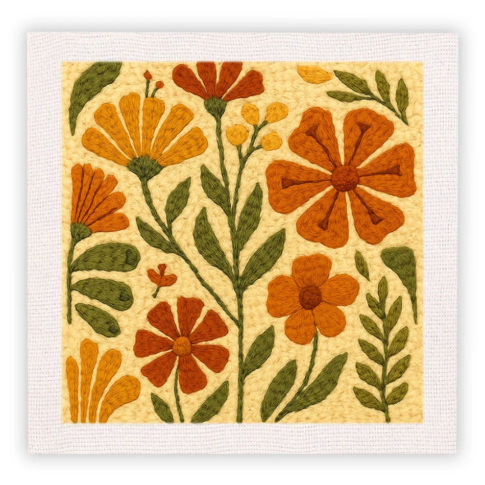 Floral Arrangement - Punch Needle Kit