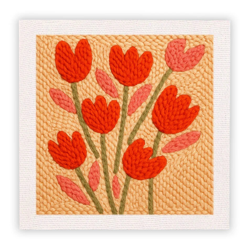 Floral Complete - Punch Needle Kit