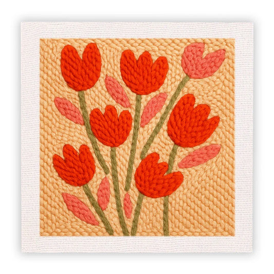 Floral Complete - Punch Needle Kit
