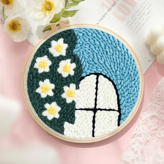 Floral DIY Decor - Punch Needle Kit