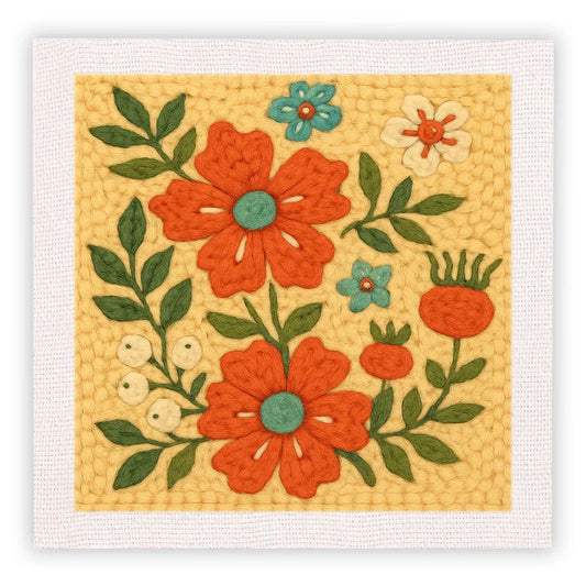 Floral Delight - Punch Needle Kit