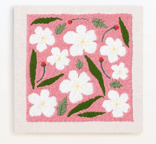 Floral Frame - Punch Needle Kit