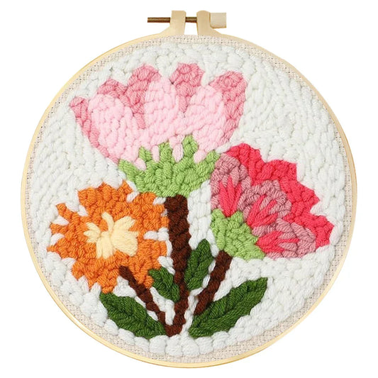 Floral Poke - Punch Needle Kit
