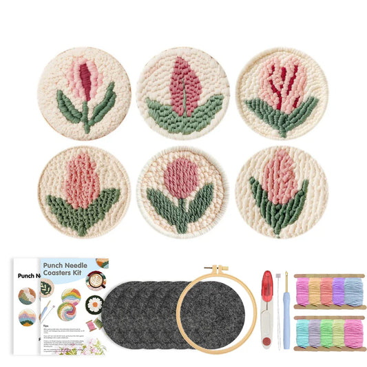 Floral Tufting - Punch Needle Kit