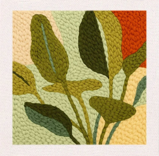 Flower Pattern Gift - Punch Needle Kit