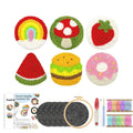 Fruit Coasters - Punch Needle Kit