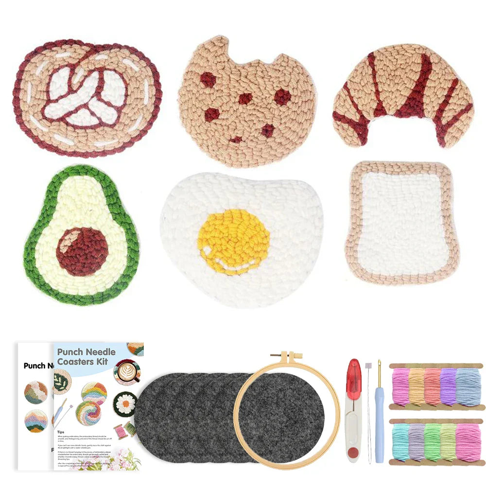 Fruity Coasters - Punch Needle Kit