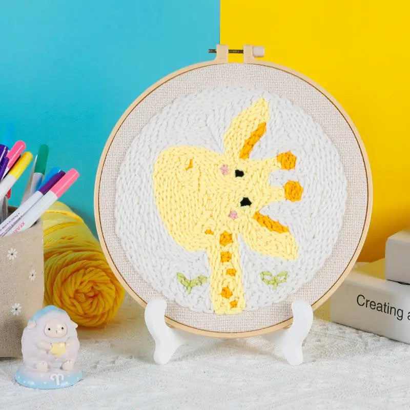 Giraffe Heights - Punch Needle Kit