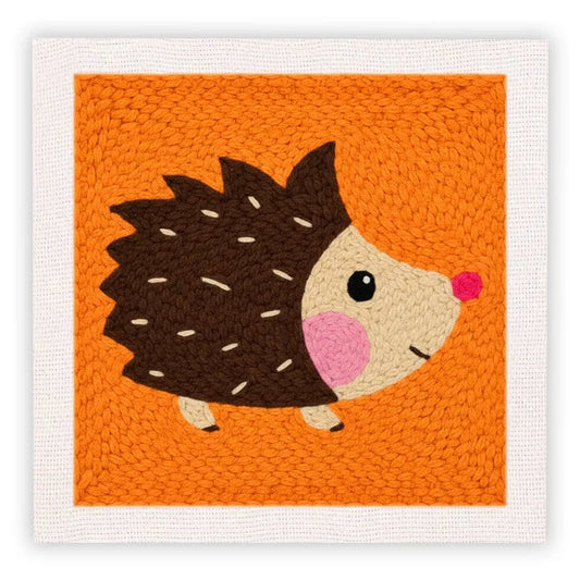 Hedgehog Garden - Punch Needle Kit