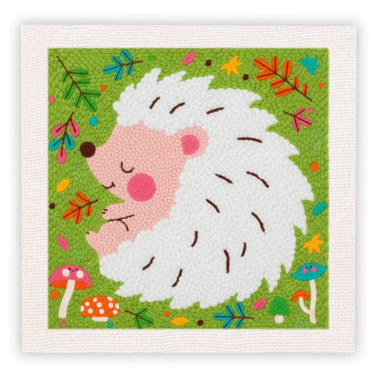 Hedgehog Hideaway - Punch Needle Kit