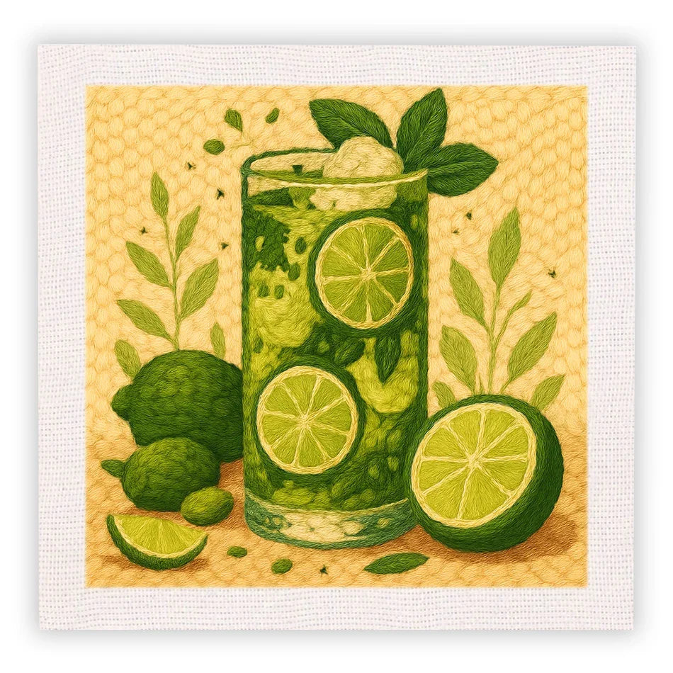 Lime Refreshment - Punch Needle Kit