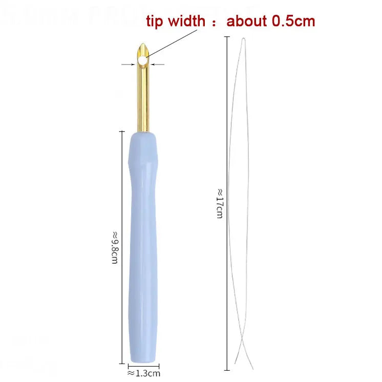 Magic Embroidery Punch Needle Pen Kit Cross Stitching Tool Set Weaving Tool Carpet Knitting Sewing Tool for DIY Sewing Craft Art