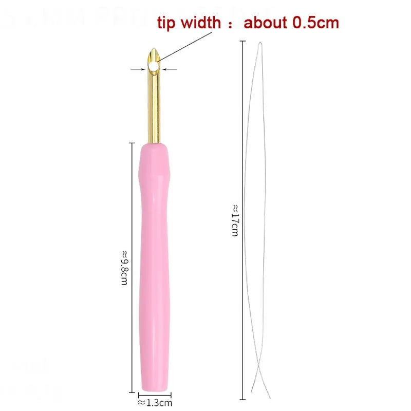 Magic Embroidery Punch Needle Pen Kit Cross Stitching Tool Set Weaving Tool Carpet Knitting Sewing Tool for DIY Sewing Craft Art