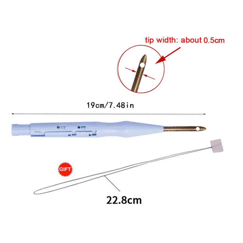 Magic Embroidery Punch Needle Pen Kit Cross Stitching Tool Set Weaving Tool Carpet Knitting Sewing Tool for DIY Sewing Craft Art