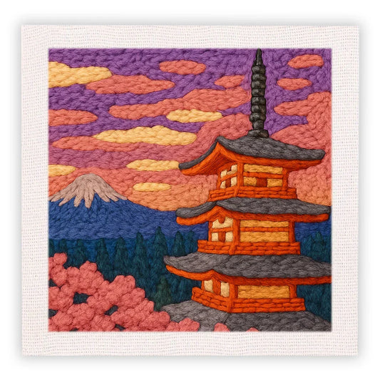 Pattern Scenery - Punch Needle Kit
