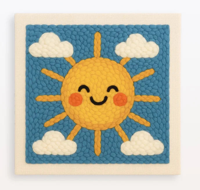 Radiant Sun - Punch Needle Kit