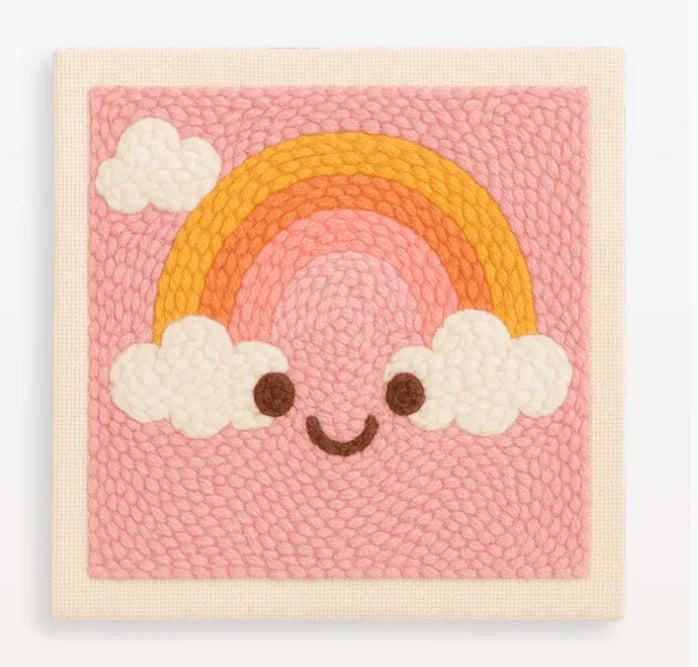 Rainbow Sky - Punch Needle Kit