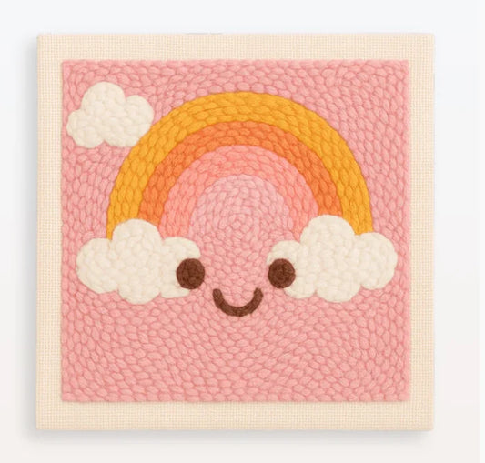 Rainbow Sky - Punch Needle Kit