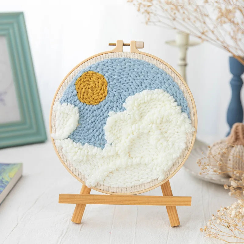 Cloudy Sky | DIY Punch Needle Craft Kit