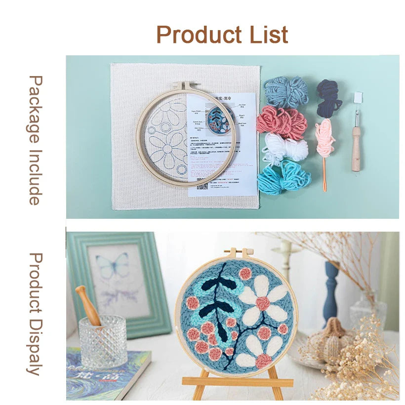 DIY Punch Needle Craft Kit  | 25x30cm