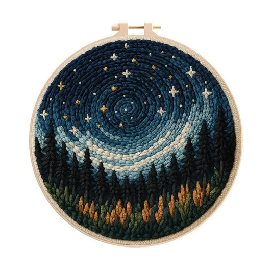 Starry Night - Punch Needle Kit