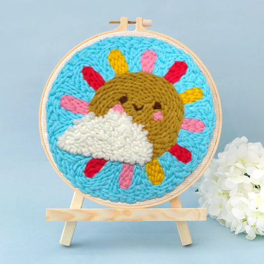 Sun Cloud - Punch Needle Kit