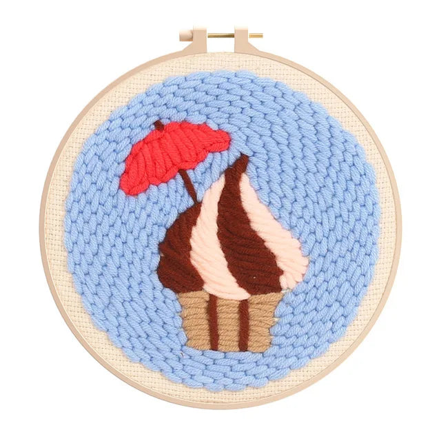Sweet Ice Cream - Punch Needle Kit