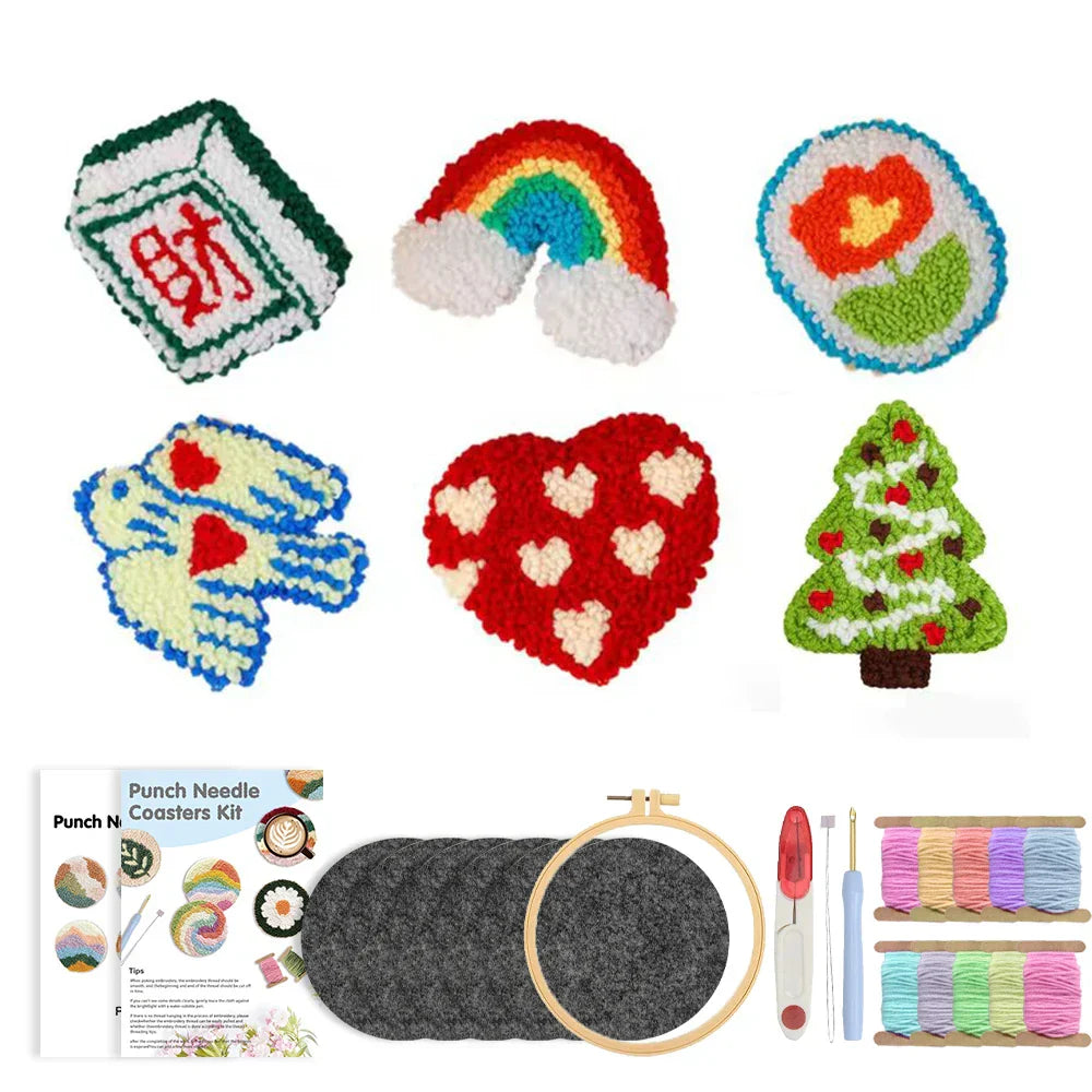 Tufted Yarns - Punch Needle Kit